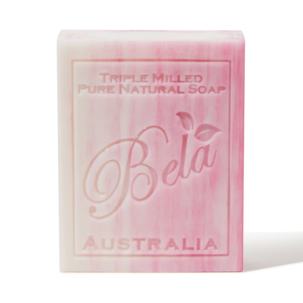 Bela Pure Natural Soap, Pomegranate, 3.3 Oz. Bar