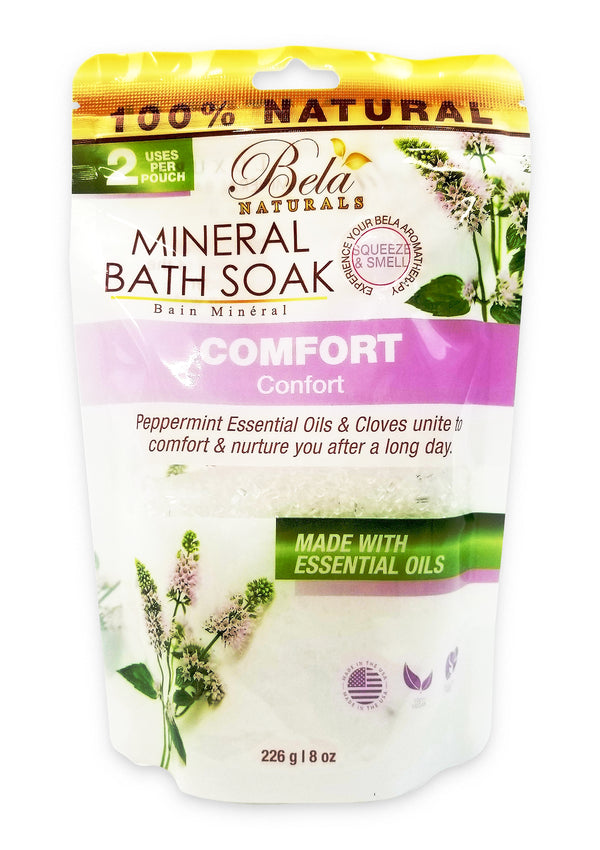 Epsom Mineral Bath Soaks from Bela Naturals - Comfort Formula