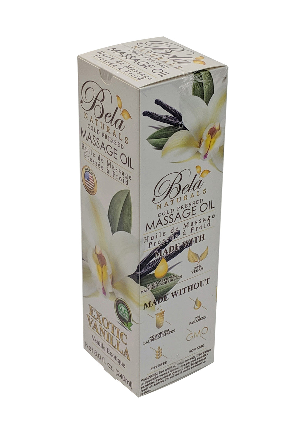 Vanilla – Bela Oil Beauty Naturals Exotic - Body Massage Oil - Bela & Bath