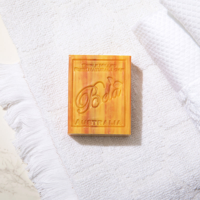 Bela Pure Natural Soap, Frankincense and Myrrh, 3.3 Oz. Bar