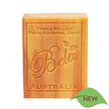 Bela Pure Natural Soap, Frankincense and Myrrh, 3.3 Oz. Bar