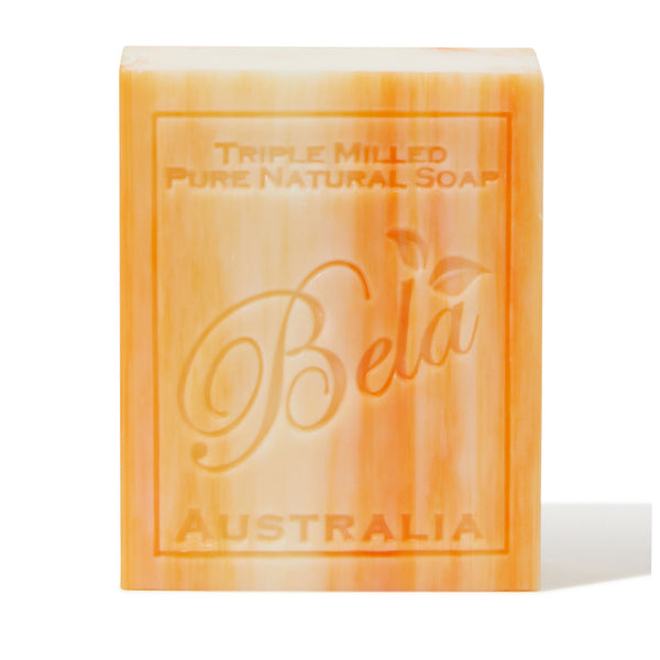 Bela Pure Natural Soap, Orange Zest, 3.3 Oz. Bar