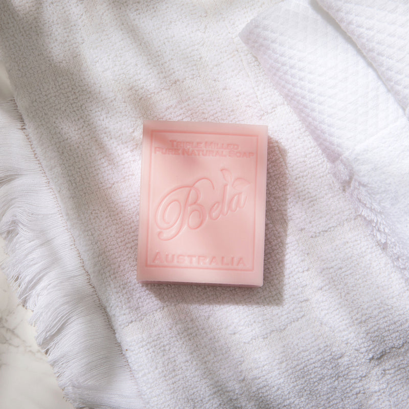 Bela Pure Natural Soap, Rose, 3.3 Oz. Bar