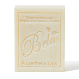 Bela Pure Natural Soap, Spearmint & Bran with Essential Oil, 3.3 Oz. Bar